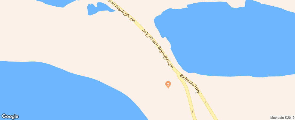 Отель Litfond на карте Абхазии