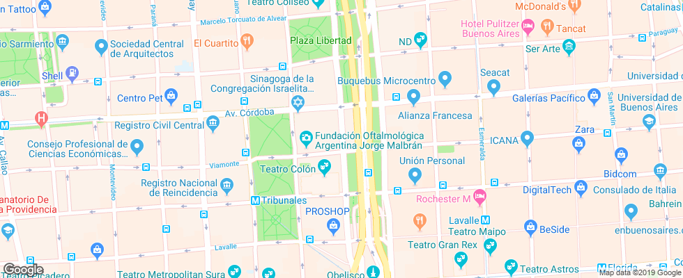 Отель Nh 9 De Julio на карте Аргентины