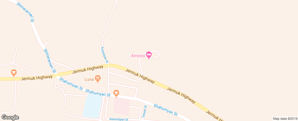 Отель Amrots на карте Армении
