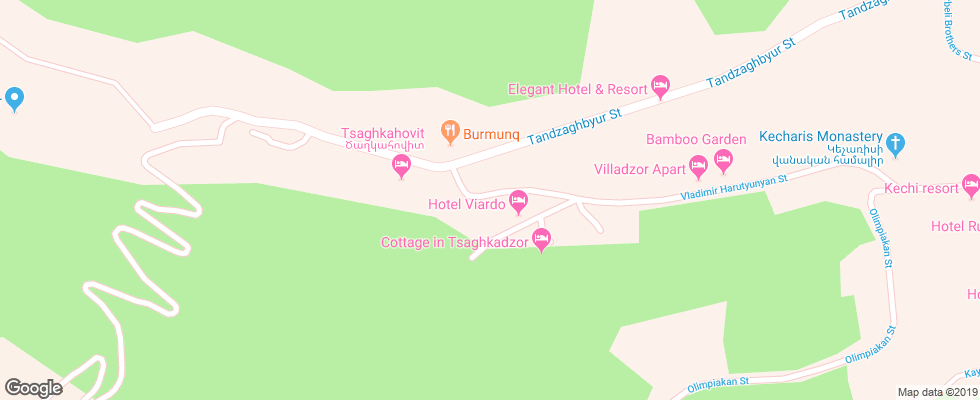 Отель Tsaghkatun на карте Армении