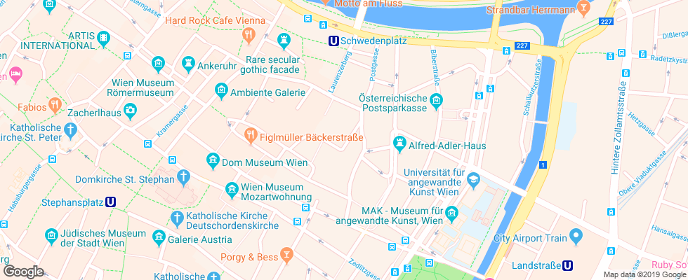 Отель Abieshomes Vienna Downtown на карте Австрии