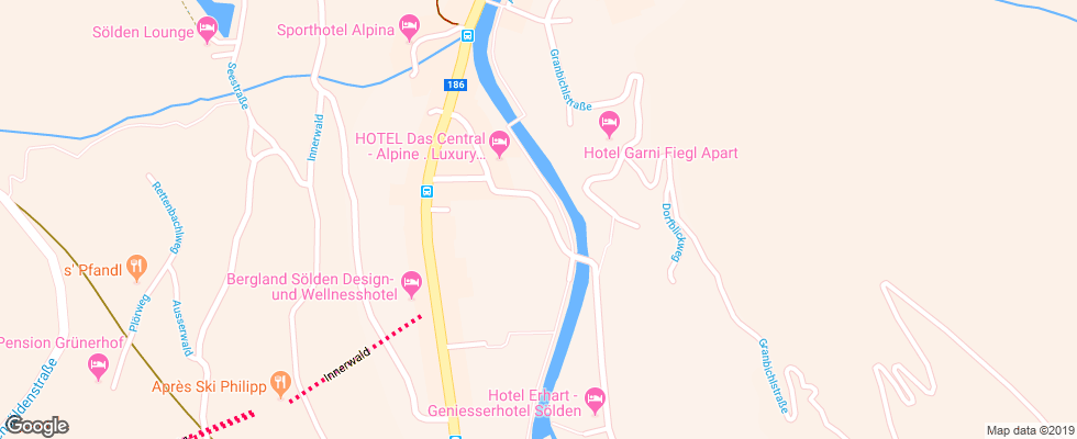 Отель Am Hof на карте Австрии