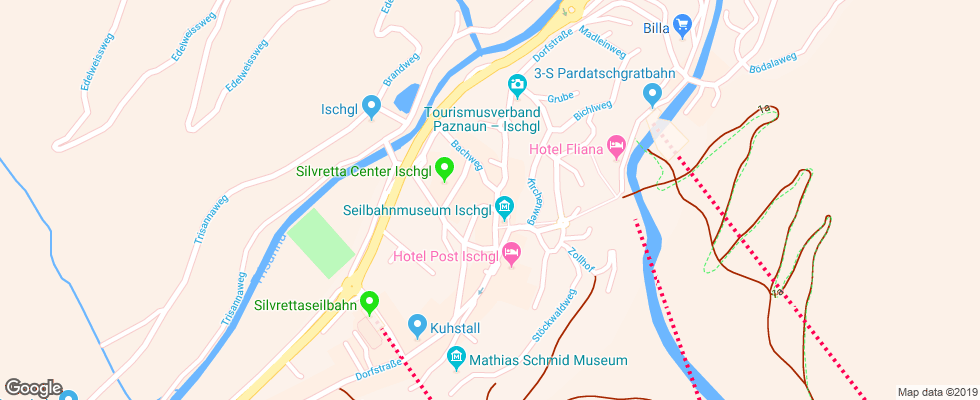 Отель Central на карте Австрии
