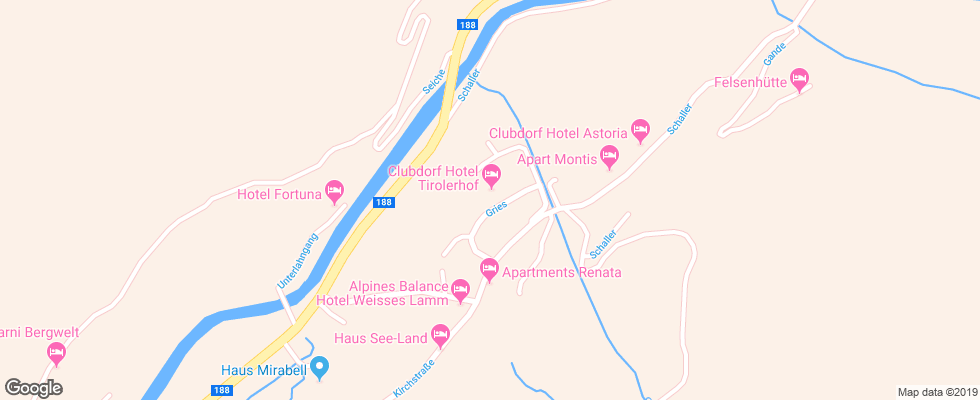 Отель Clubdorf See на карте Австрии