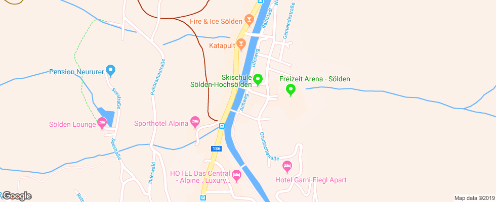 Отель Corona Apt на карте Австрии