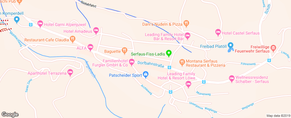 Отель Darrehof на карте Австрии