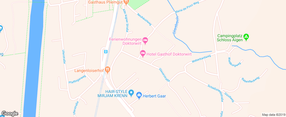Отель Doktorwirt на карте Австрии