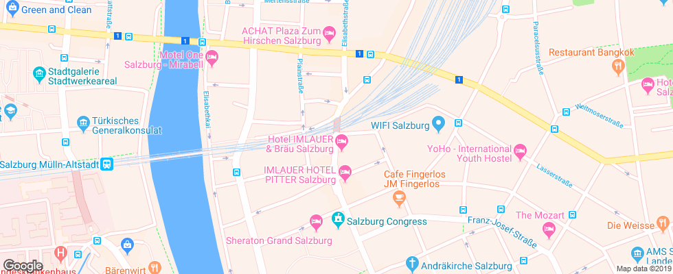 Отель Europa на карте Австрии