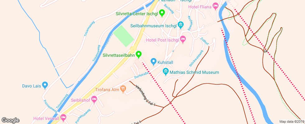 Отель Ferienglueck на карте Австрии