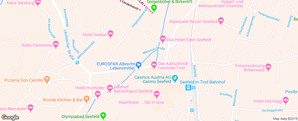 Отель Ferienhotel Kaltschmid на карте Австрии