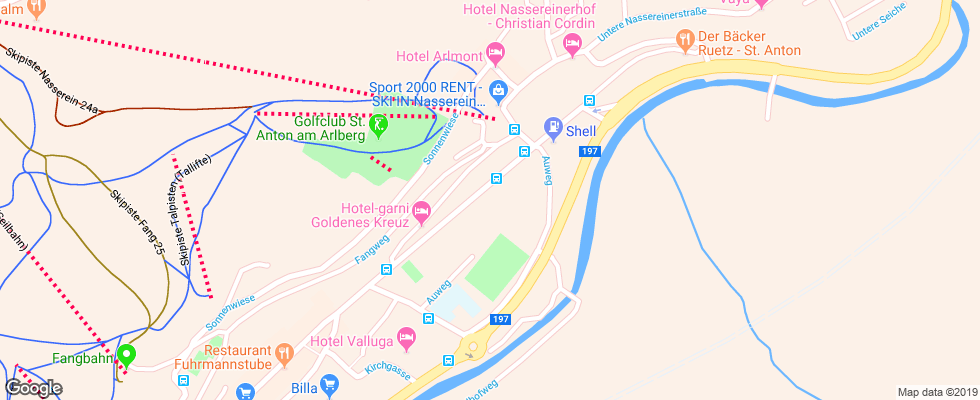 Отель Garni Dr Otto Murr на карте Австрии