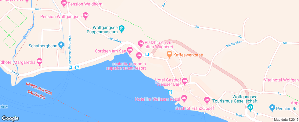 Отель Garni Seevilla на карте Австрии