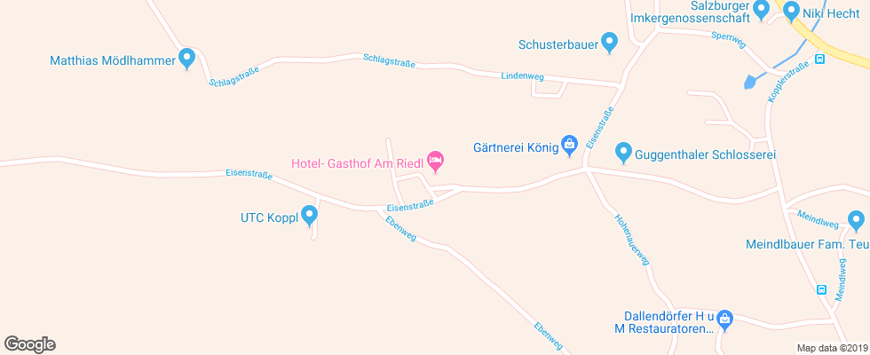 Отель Gasthof Am Riedl на карте Австрии