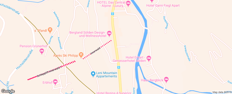 Отель Glanzer Apt на карте Австрии