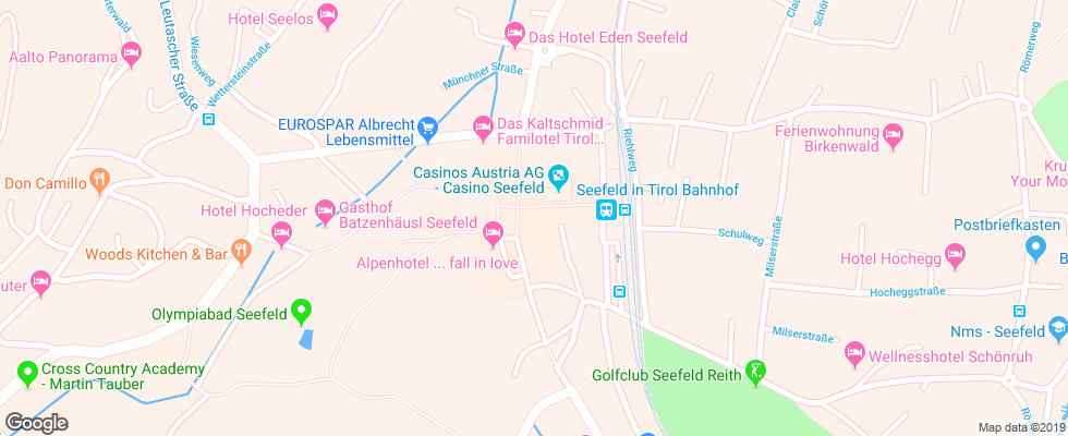 Отель Krumers Post Hotel & Spa на карте Австрии