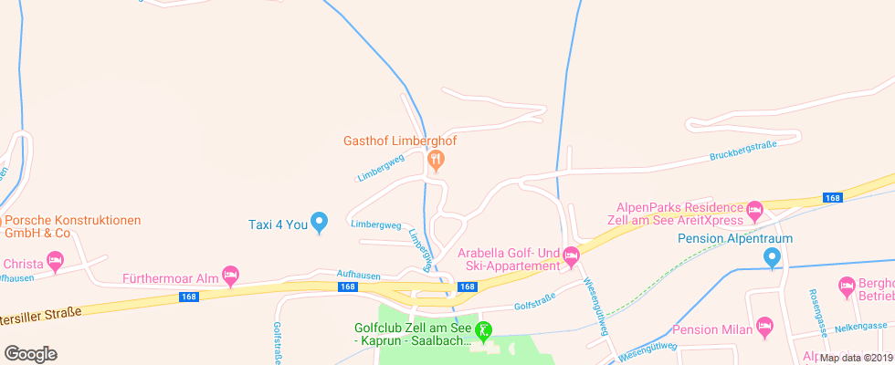 Отель Limberghof на карте Австрии