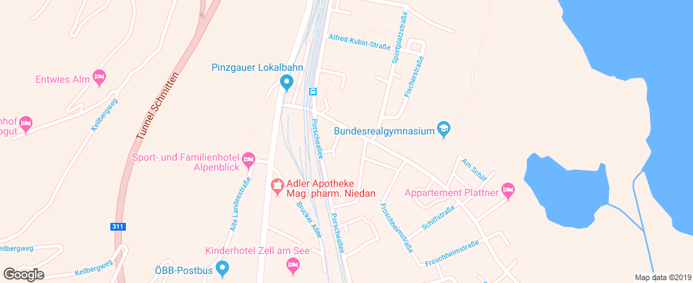 Отель Pension Mullauer на карте Австрии