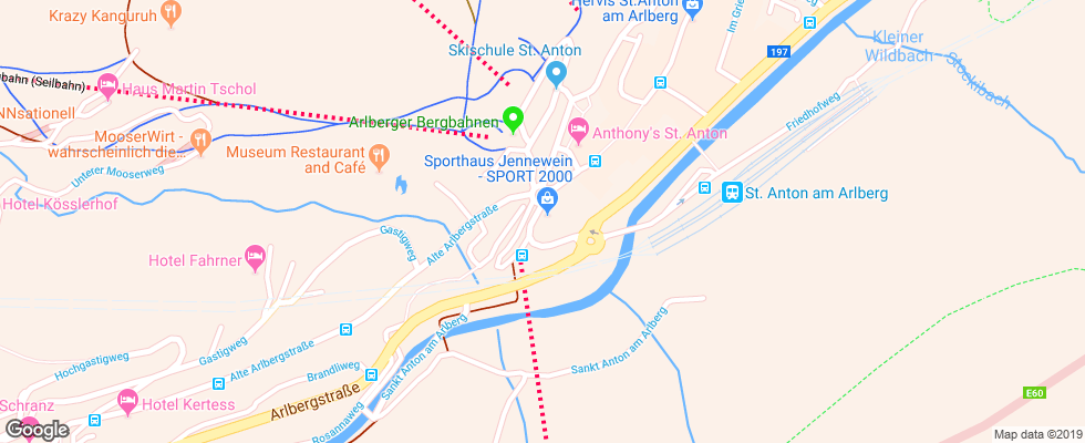 Отель Pepis Skihotel на карте Австрии