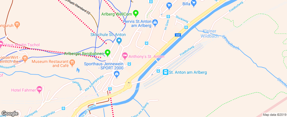 Отель Rundeck Garni на карте Австрии