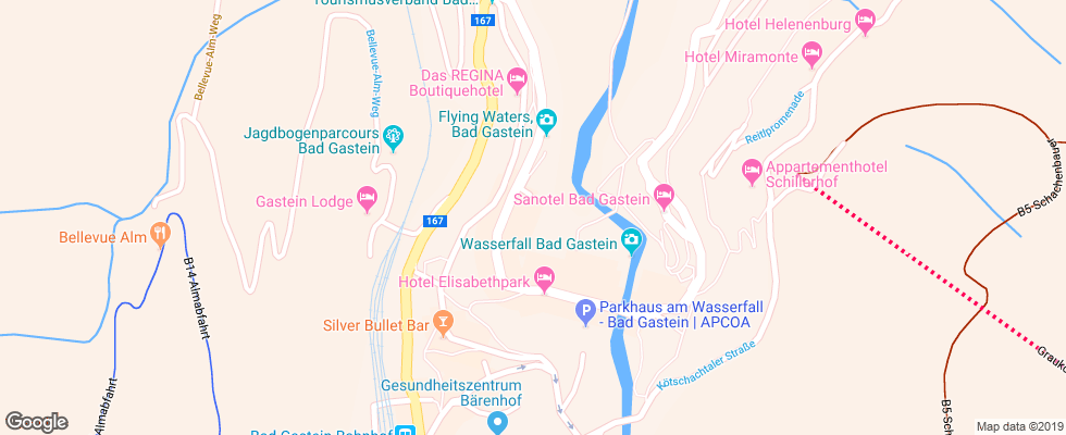 Отель Sisi Appartements на карте Австрии