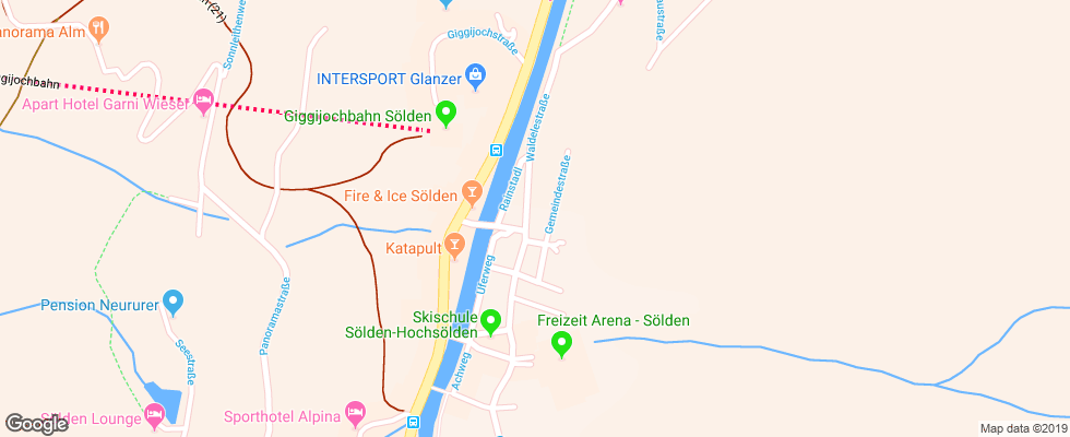 Отель Solderhof на карте Австрии