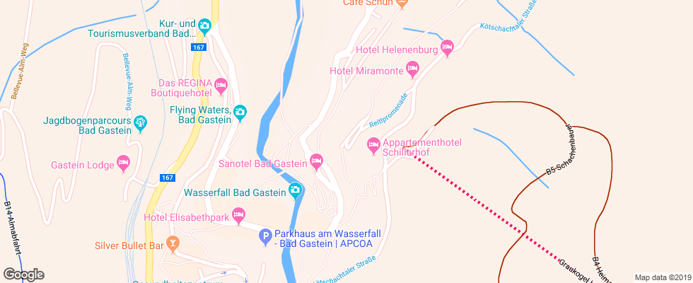 Отель Villa Anna на карте Австрии