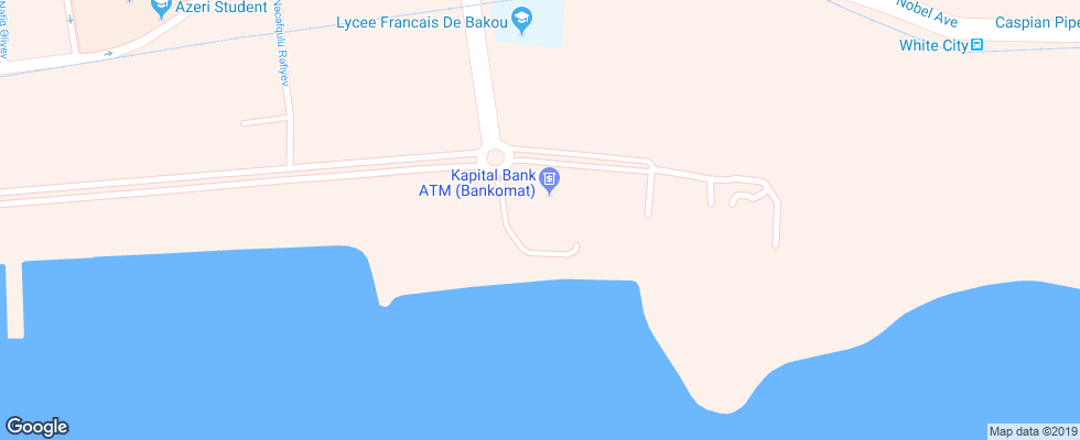 Отель Boulevard на карте Азербайджана