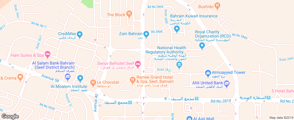 Отель Asdal Gulf Inn на карте Бахрейна