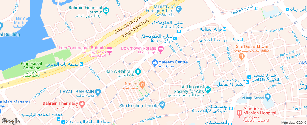Отель Awal на карте Бахрейна