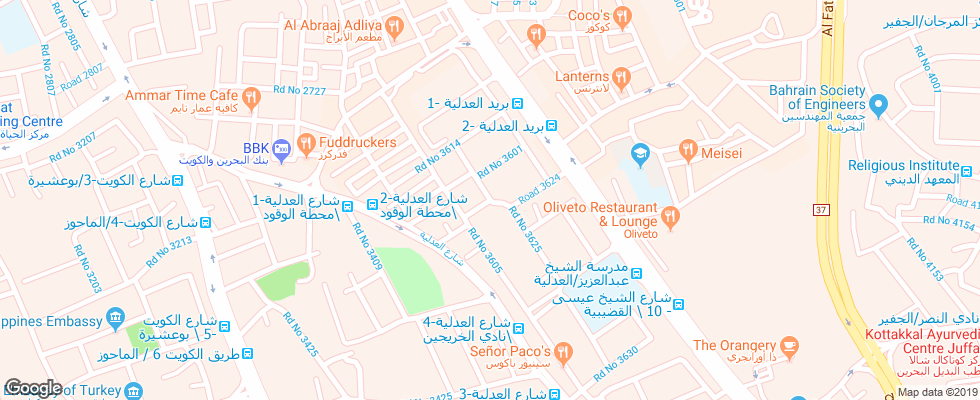 Отель Hani Royal на карте Бахрейна
