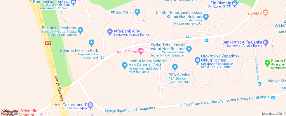 Отель Aj-Ti Tajm на карте Беларуси