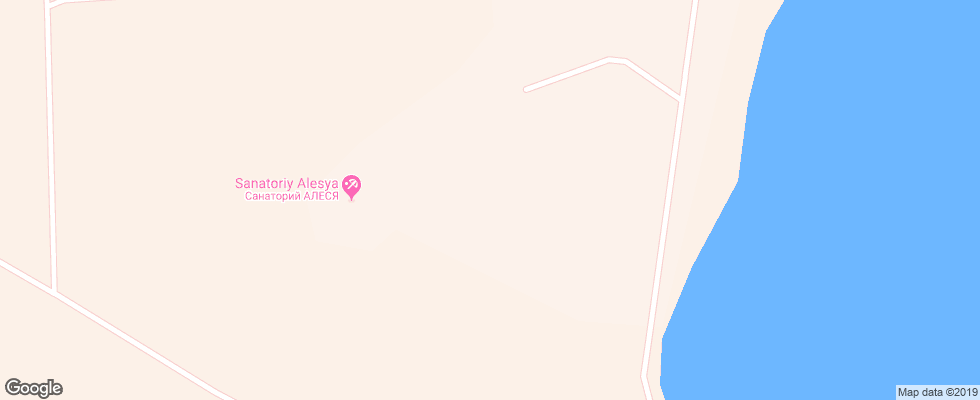 Отель Alesya на карте Беларуси
