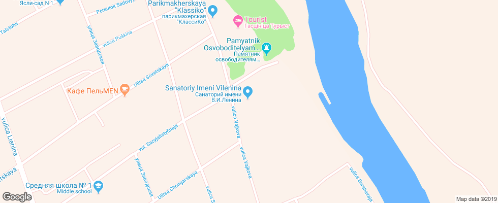 Отель Im. Lenina на карте Беларуси
