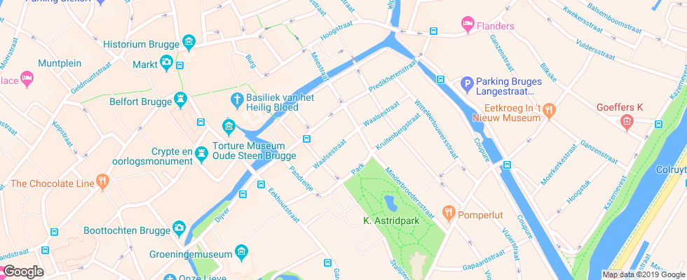 Отель Botaniek на карте Бельгии