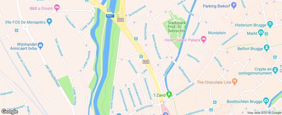 Отель Floris Karos на карте Бельгии
