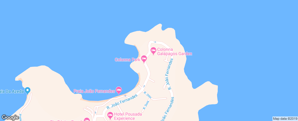 Отель Colonna Galapagos Garden на карте Бразилии
