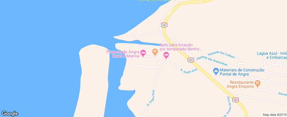 Отель Melia Angra Marina & Convention Resort на карте Бразилии