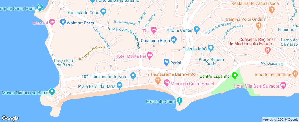 Отель Monte Rei на карте Бразилии