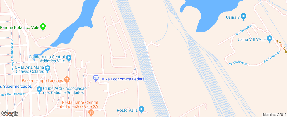 Отель Pestana Angra Beach Bungalows на карте Бразилии