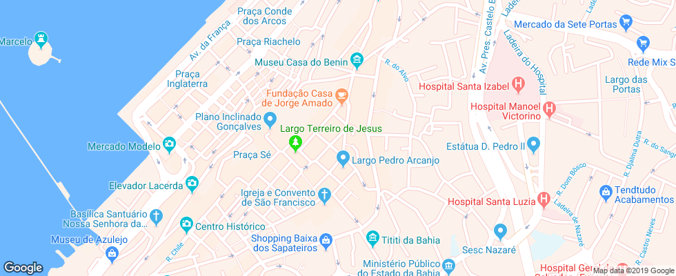 Отель Pousada Aquarela Do Brasil на карте Бразилии