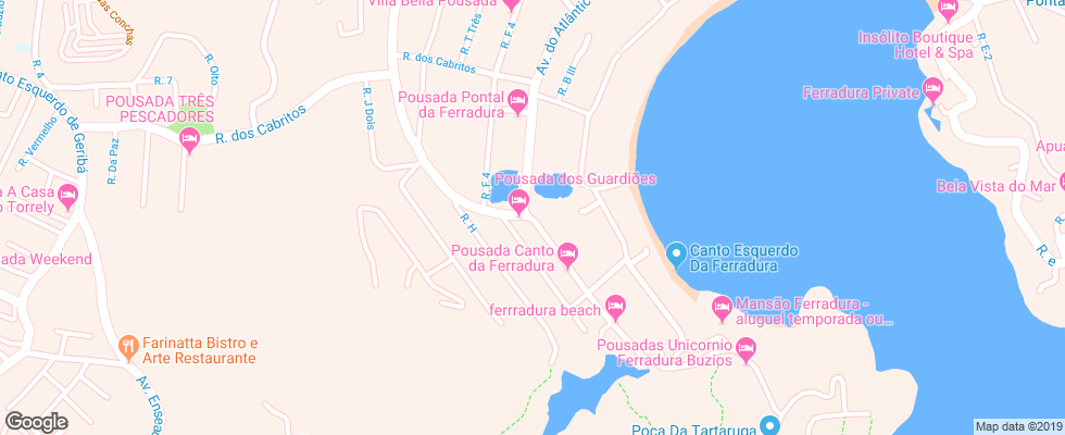 Отель Pousada Dos Guardioes на карте Бразилии