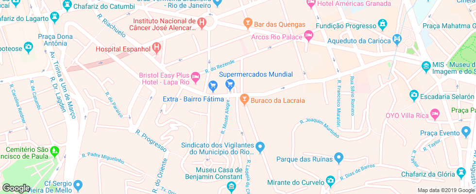 Отель Rios Nice на карте Бразилии