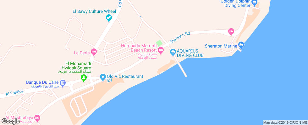 Отель Al Mashrabiya на карте Египта