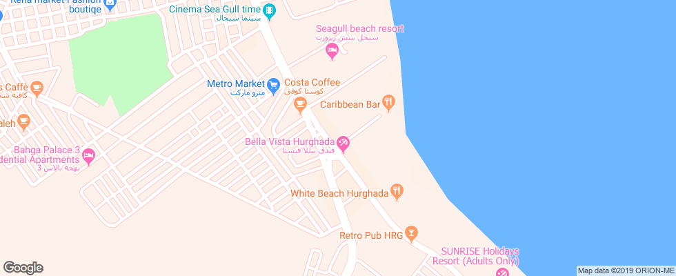 Отель Aqua Fun на карте Египта