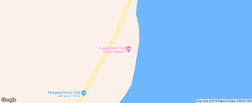 Отель Aquamarine Sun Flower Resort на карте Египта