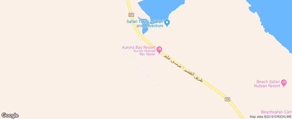 Отель Aurora Oriental Bay Resort Marsa Alam на карте Египта