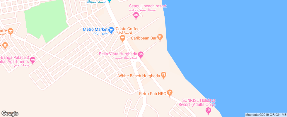 Отель Bella Vista Resort на карте Египта