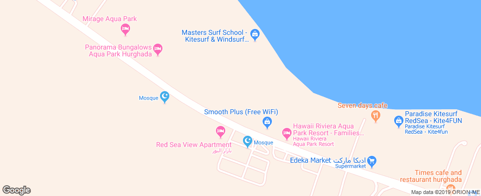 Отель Caesar Palace Hotel & Aquapark на карте Египта