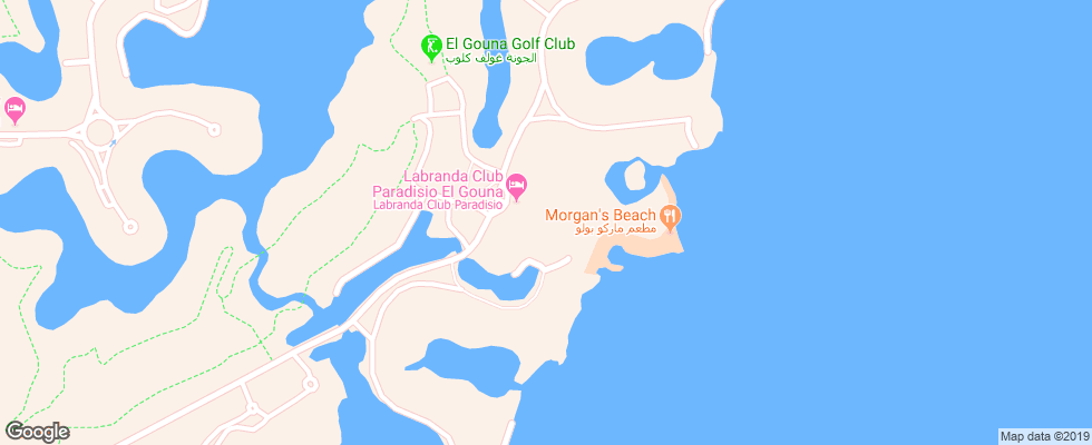 Отель Club Paradisio на карте Египта