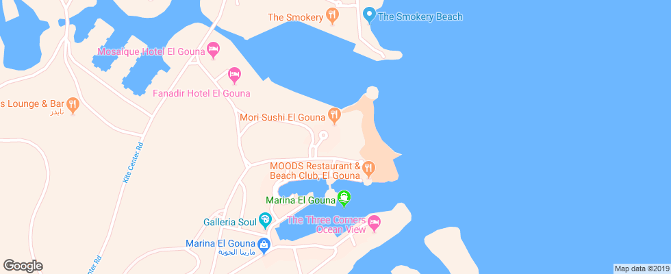 Отель Fanadir на карте Египта